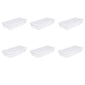 41 Quart Storage Box- White Case of 6